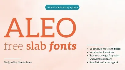 Aleo 2.0 Family font