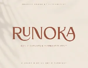 Runoka font