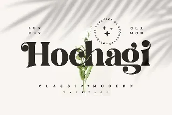 Hochagi font