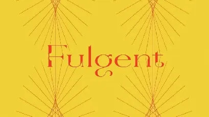 Fulgent font