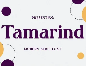 Tamarind font