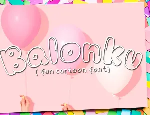 Balonku Cartoon font