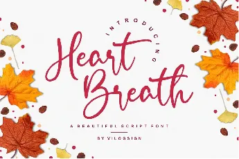 Heart Breath font