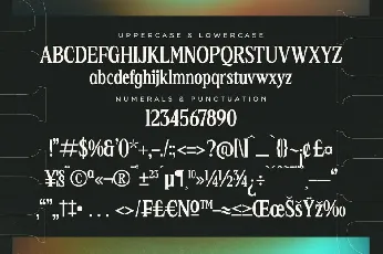 Nightbor font