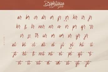 Brightwise Demo font