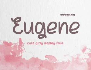 Eugene font