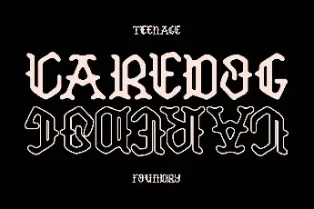 TF Caredog DEMO font