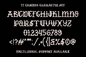 TF Caredog DEMO font