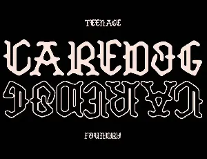 TF Caredog DEMO font