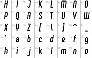 Ruler font