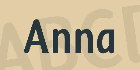 Anna font