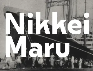 Nikkei Maru font