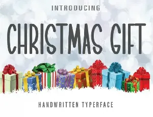 Christmas Gift Display font