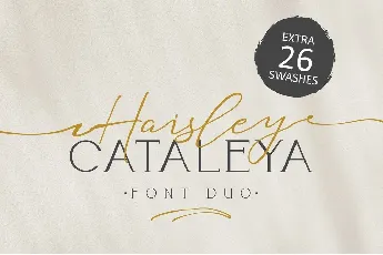 Haisley Cataleya font