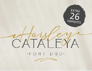 Haisley Cataleya font