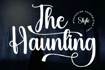 The Haunting Script font