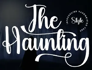 The Haunting Script font