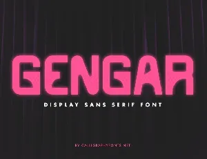 Gengar font