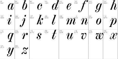 Chapman font