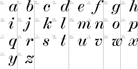 Chapman font