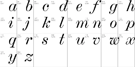 Chapman font