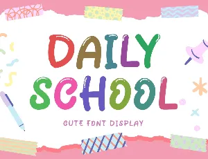 Daily School Demo font