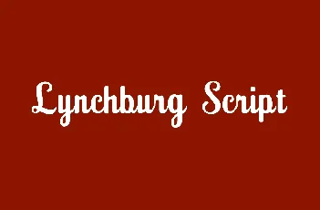 Lynchburg Script font