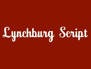 Lynchburg Script font