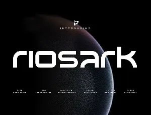 Riosark font