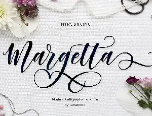 Margetta Calligraphy font