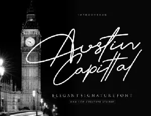 Austin Capittal font