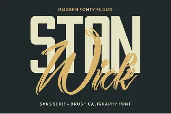 Stanwick Demo font