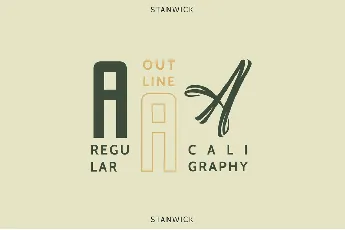 Stanwick Demo font