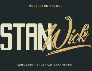 Stanwick Demo font