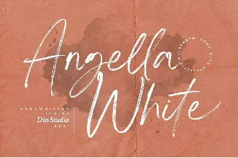 Angella White font