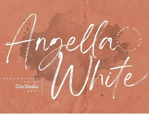 Angella White font