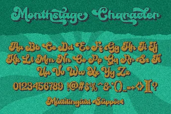 Monthstage font