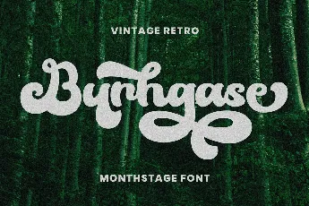 Monthstage font