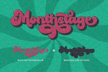 Monthstage font