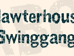 Slawterhouse Swinggang font