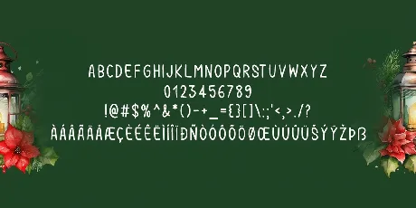 Christmas Lantern font