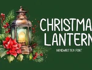 Christmas Lantern font