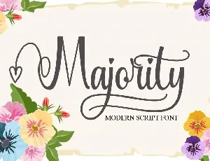 Majority font