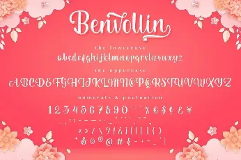 Benvollin font