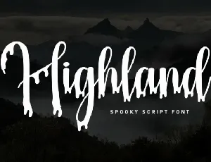 Highland Handwritten Typeface font