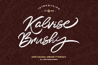 Kalvise Brushy Script font