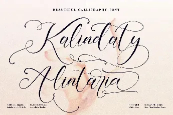 Kalindaty Alintaria font