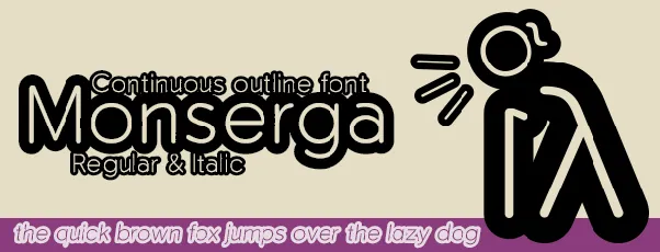 Monserga FFP font