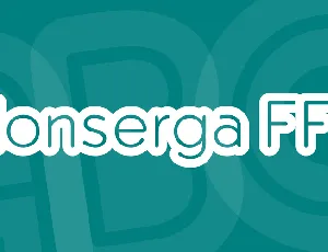 Monserga FFP font