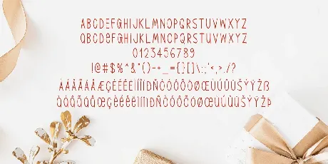 Gleaming Christmas font